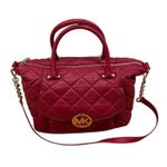 Michael Kors Red Quilted Leather Satchel bag/ handbag Crossbody bag Photo 0