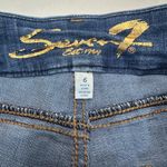 7 For All Mankind Jeans Womens 6 Blue Tummyless High Rise Skinny M Wash Stretch Photo 3