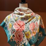 Beautiful Vintage Silk Scarf Photo 1