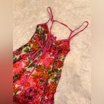 Free People NWOT  Dream Weaver floral flowy Maxi Dress Ivory Combo sz L Photo 3