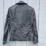 J.Crew  Utility Jacket Military Style Four Pocket‎ Gray Cotton XS Photo 2