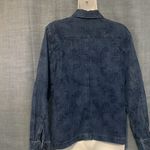 Alfred Dunner Ladies size 6 Petite Blue Denim Jacket  Pretty Embroidery Photo 5