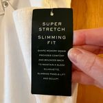 Ralph Lauren Lauren White Crop Jeans Pants Cropped Straight NWT Size 16W FLAW Photo 6