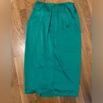 DO+BE NWT satin slit midi skirt in Kelly green size M Photo 8