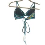 ✨Jolyn Hawaiian Floral Triangle Top✨ Green Size XL Photo 3