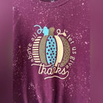 Fall Boutique pullover! “Above all let us give Thanks” Purple Photo 1