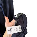 Carven NEW Cinched Cord Navy Dress Blue Size L Photo 9