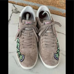 Ash  Gull Embroidered Suede Low-Top Sneaker 39 Photo 1