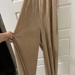 Elegant Champagne Halter Jumpsuit Tan Photo 4