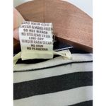 Sans Souci Black & White Vertical Stripe Blouse - Size M Photo 2