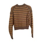 Acne Studios  Ribbed Striped Sweater In Brown Photo 4