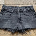 All Saints High Waist Cutoff Gray Denim Jean Shorts 27 Photo 0