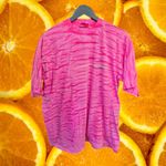 Cancun Pink Tie Dye Short Sleeve Shirt‎ Size XL Photo 1