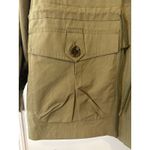 Free People  OOFWEAR Oversized Khaki Cotton Rain Duster Jacket Size 12 NWT Photo 9