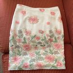 Tahari  Floral Embroidered Skirt Photo 0