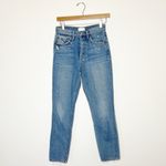 Boyish  Billy High Rise Tapered Leg Denim Jeans Starman Distressed Photo 2