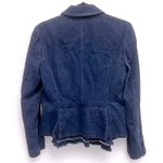 Rachel Roy RACHEL Denim Peplum Style Two Button Blazer size small Photo 1