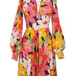 Trashy Diva Size 16 Flower Power Long Sleeve Stacia Dress Vintage 40s Pinup Photo 0