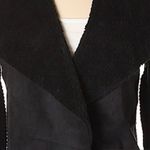 Miracle USA Black Sued & Knit Cardigan Photo 3