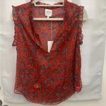 MISA Los Angeles NWT Paisley Aranciata Tank Top Size S Photo 2