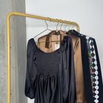 Princess Polly Nakita Long Sleeve Mini Satin Cutout Dress in Black Photo 12