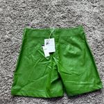 BEATRICE Italia Genuine Leather Shorts – Kelly Green | Size 8 (L) | NWT Photo 9