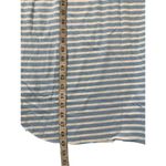 Time & Tru Light Blue & White Striped Sleeveless Dress Photo 4
