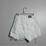 Abercrombie & Fitch Women HighRise White Distressed Denim Shorts Curve Love 0/25 Photo 4