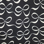 Kate Spade  Mackenna Black White Bow Print Dress Size 0 Sleeveless A-Line Dress Photo 4