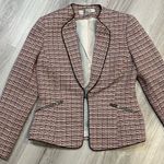 TAHARI Women's Tweed Blazer Jacket Black Size 2P Photo 0