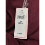 Banana Republic  Women's Skirt Burgundy Sz 6 A-Line Casual Petite Flare Paneled Photo 4