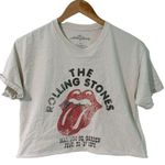 The Rolling Stones  Cropped Vintage Graphic Tee Photo 0