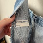 We The Free Free People  Ziggy Denim Straight Leg
Overalls Powder Blue Size L Photo 6