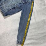 Forever 21 short denim jacket back tiger embroidery womens size M Photo 11