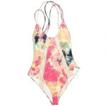 Urban Outfitters  Out From Under Micah Crochet Printed One-Piece Swimsuit Size S Photo 3