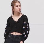 For Love & Lemons NWT  Savanna Cardigan Slub Cropped Photo 6