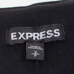 EXPRESS NWT Womens Suede Fringe Sleeveless Vest Size S Black Cowgirl Western Photo 4