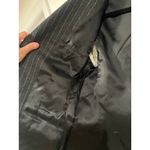 Ralph Lauren Women’s  Wool cashmere Pinstripe Blazer Grey 12 Corpcore Officewear Photo 2