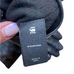 G Star Raw Black Long Sheep Leather Gloves Womens Black Photo 6