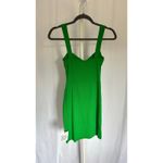 NWT ASOS DESIGN Green Bodycon Mini Dress Square Neck Spaghetti Straps Size 0 Photo 5