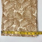 Marc New York  Wide Leg Linen Pants Beige Tropical Coconutgirl Resort Womens Med Photo 7