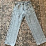 ZARA light wash relaxed fit mid rise mugler inspired jeans 10 Photo 9