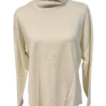 Lands' End Off White Turtle Neck Women's Medium 10-12 Photo 0