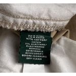 Ralph Lauren Lauren‎  Khaki Size 8 Cropped Belted Wide Leg Cotton Chino Pants Photo 6