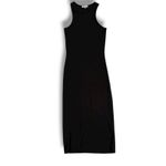Rag & Bone Large The Essential Ribbed Tank Midi Bodycon Dress Minimalist Capsule Black Photo 1