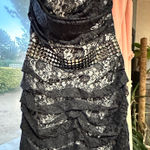 Jill Stuart  mini strapless studded dress. New Years, goth-glam, whimsy-goth, dark romance Photo 0