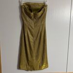House Of CB  Gold Strapless Mini Dress Size XS Photo 2