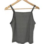 NWT DÔEN Angie Straight Neck Tank | Sz Medium | Noir La Maddalena Gingham Black Photo 9