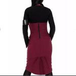 KILLSTAR  Size XL Skirt Darkwave Division Blood Burgundy Goth Punk Grunge Photo 3