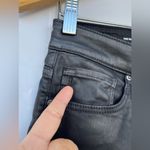 AG Adriano Goldschmied A.G. Adriano Goldshmied Farrah Black skinny Ankle Side Lace leather Jeans 28 R Photo 7